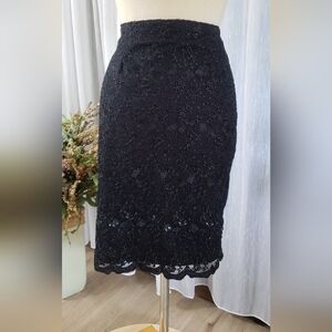 Embroidery Lace beaded Skirt